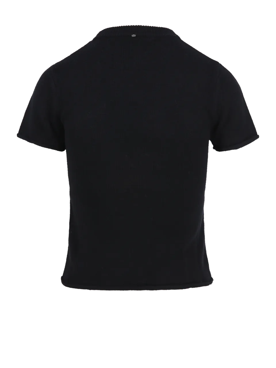 WOMAN MAXMARA SPORTMAX BLACK WOOL UDITO T-SHIRT