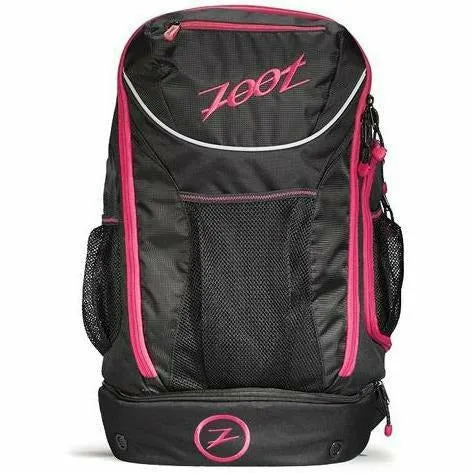 Zoot Transition Bag 2.0 Black/Punch - Zaino Triathlon